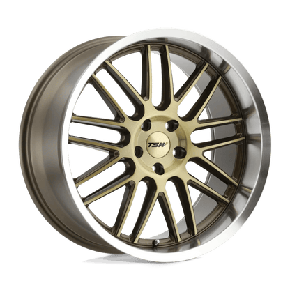 TSW AVALON 20X10 25 5X114.3/5X4.5 BRONZE W/ BRUSHED BRONZE FACE & MACHINED LIP