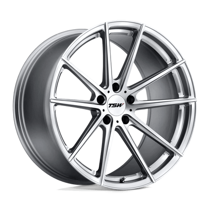 TSW BATHURST 20X10 25 5X112/5X112 SILVER W/ MIRROR CUT FACE