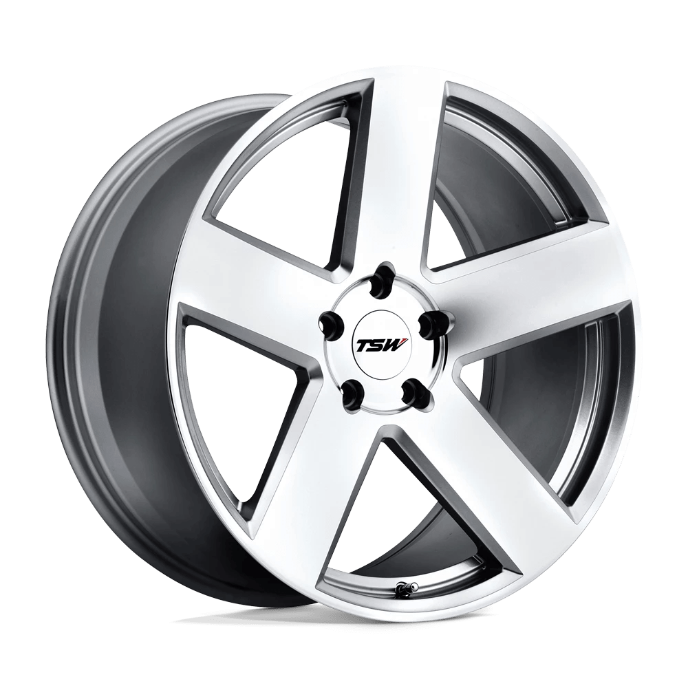 TSW BRISTOL 19X8.5 30 5X120/5X4.72 SILVER W/ MIRROR-CUT FACE