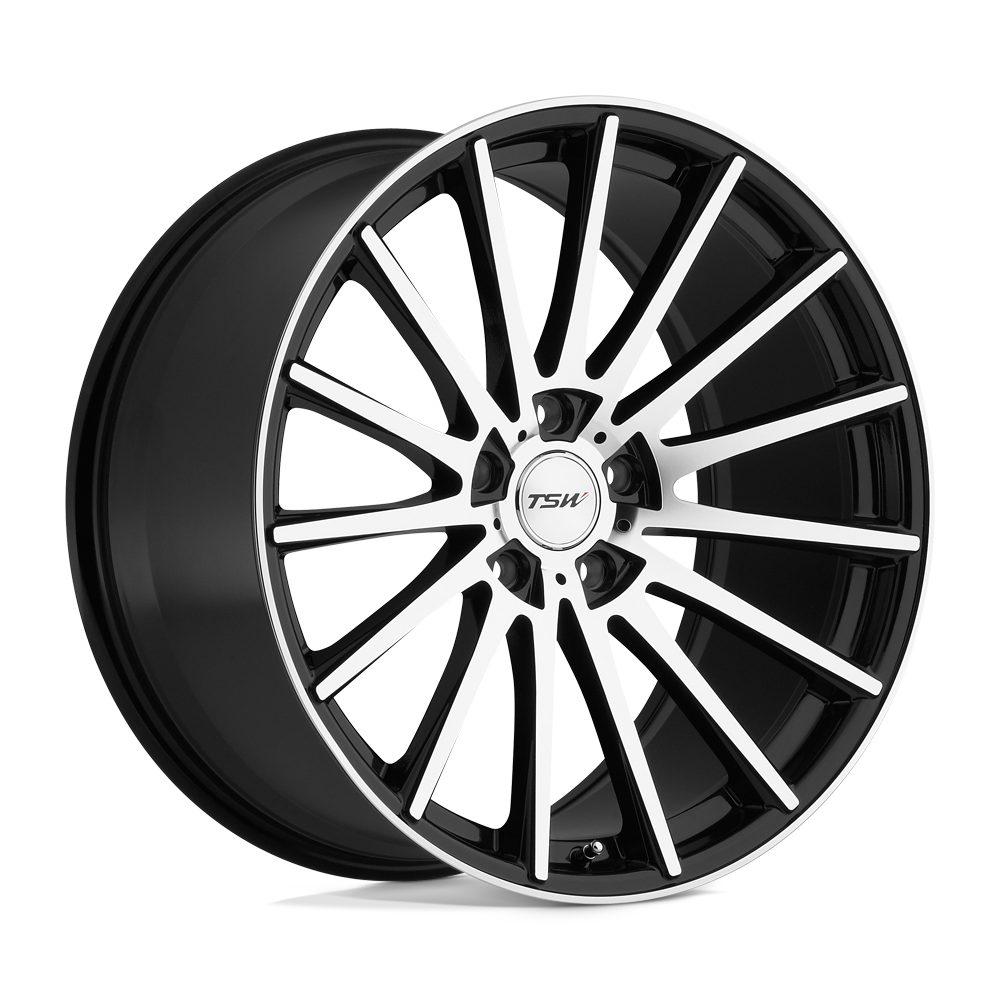 TSW CHICANE 18X9.5 20 5X120/5X4.72 GLOSS BLACK W/ MIRROR FACE