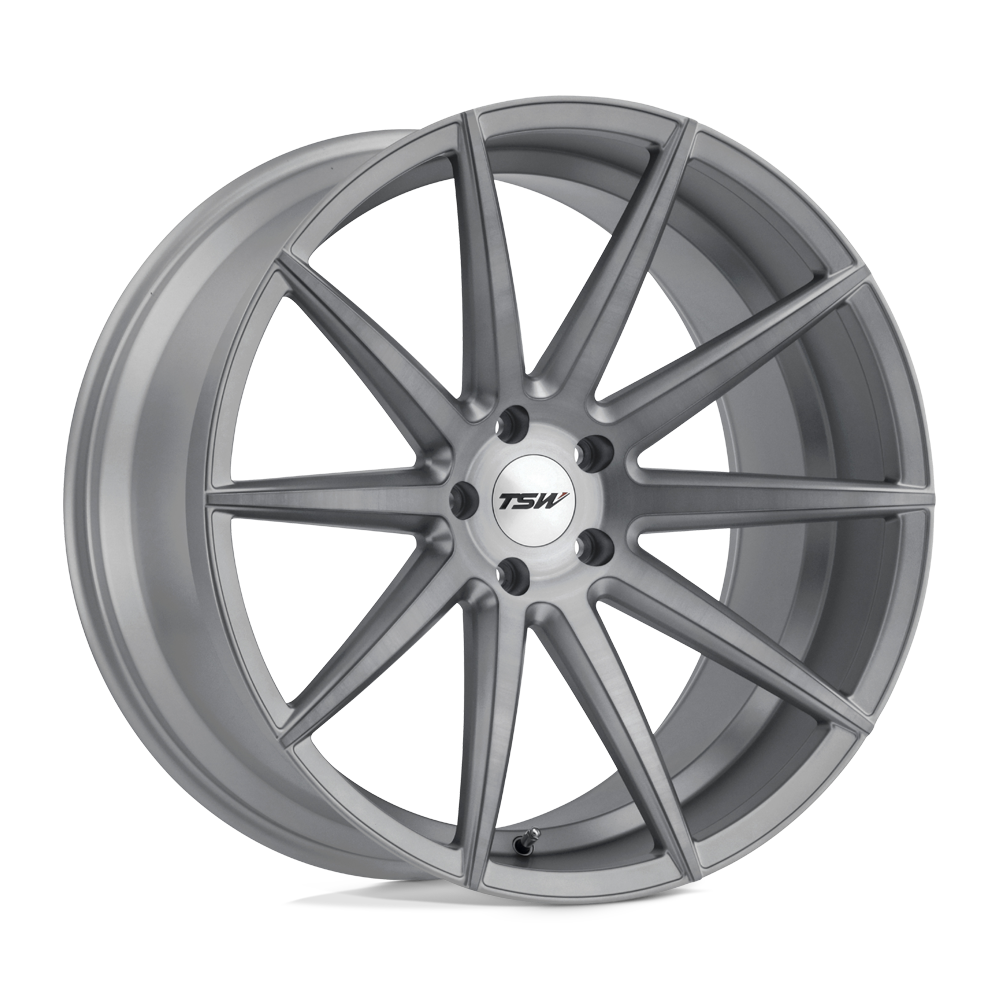 TSW CLYPSE 20X8.5 40 5X114.3/5X4.5 TITANIUM W/ MATTE BRUSHED FACE