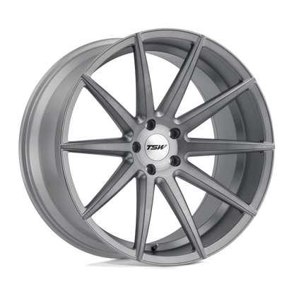 TSW CLYPSE 20X10 40 5X120/5X4.72 TITANIUM W/ MATTE BRUSHED FACE