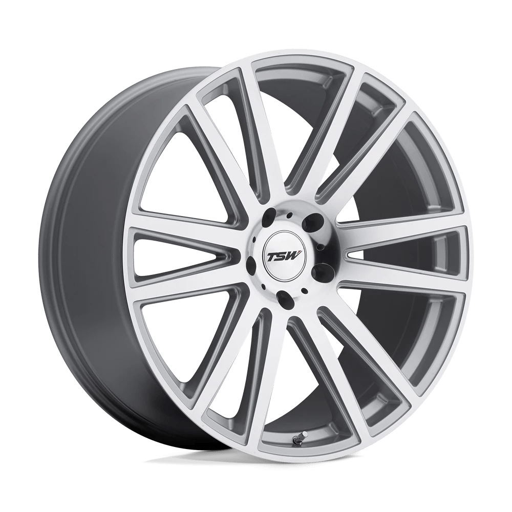 TSW GATSBY 22X9 35 5X120/5X4.72 SILVER W/ MIRROR-CUT FACE