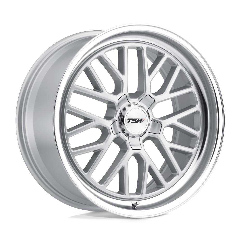 TSW HOCKENHEIM S 20X10 40 5X114.3 SILVER W/ MIRROR CUT LIP