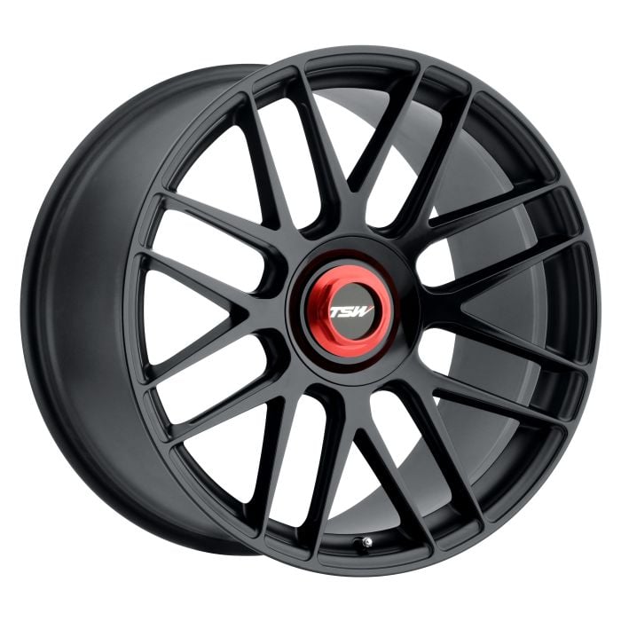 TSW HOCKENHEIM-T 20X10.5 32 5X114.3 DOUBLE BLACK W/ BALL MILLED SPOKE