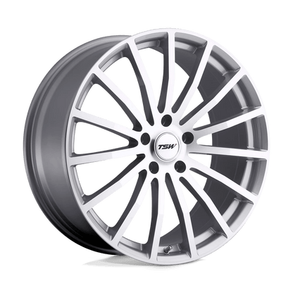 TSW MALLORY 20X8.5 35 5X120/5X4.72 SILVER W/ MIRROR CUT FACE