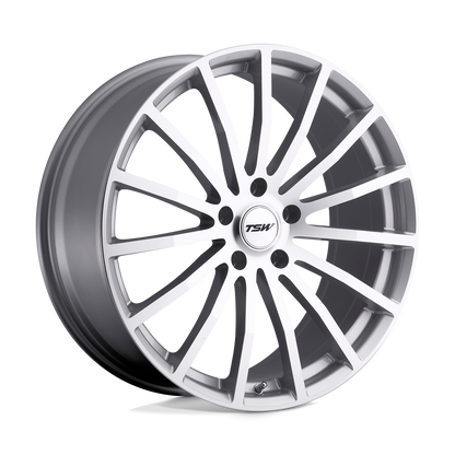 TSW MALLORY 18X8 40 5X114.3/5X4.5 SILVER W/ MIRROR CUT FACE