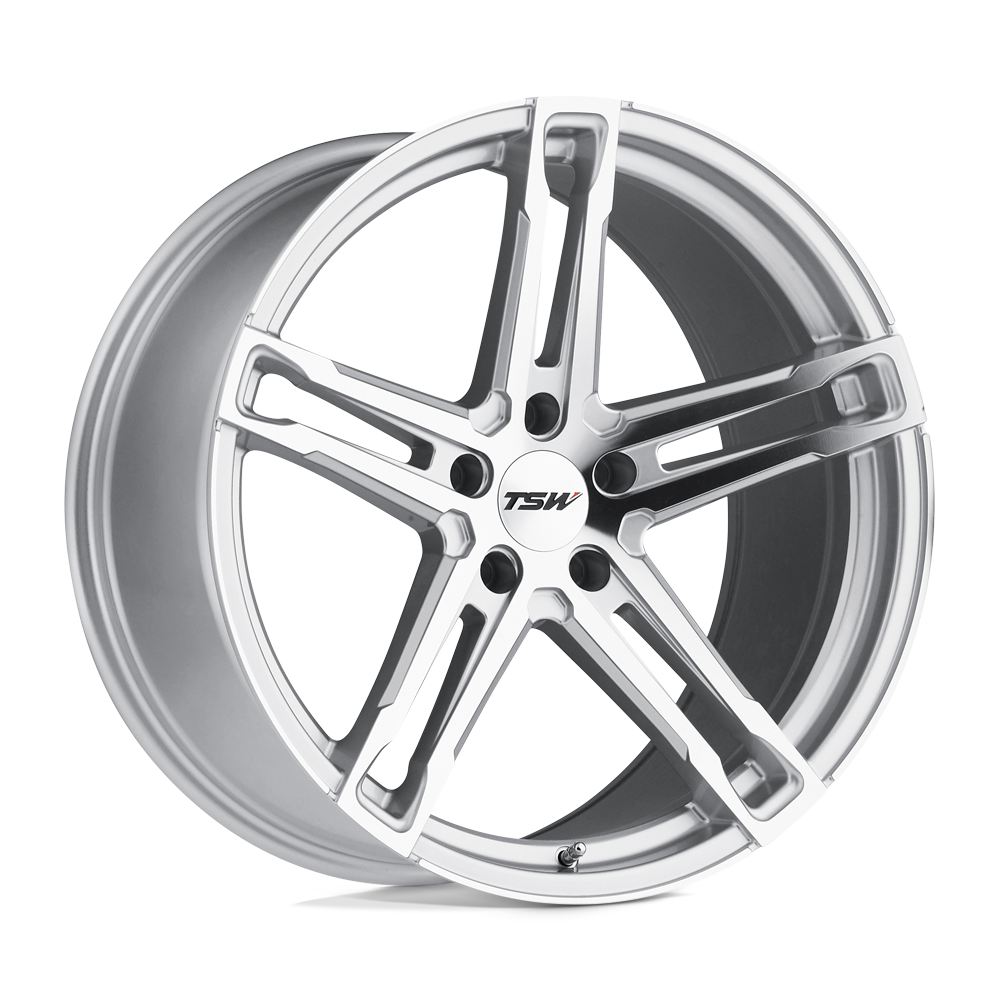 TSW MECHANICA 17X8 35 5X120/5X4.72 SILVER W/ MIRROR CUT FACE