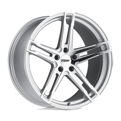 TSW MECHANICA 17X8 35 5X120/5X4.72 SILVER W/ MIRROR CUT FACE
