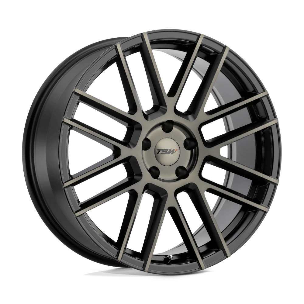 TSW MOSPORT 20X8.5 35 5X120/5X4.72 MATTE BLACK W/ MACHINE FACE & DARK TINT