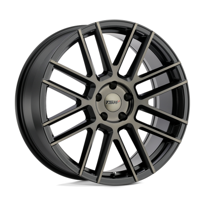TSW MOSPORT 18X8.5 40 5X108/5X4.25 MATTE BLACK W/ MACHINE FACE & DARK TINT