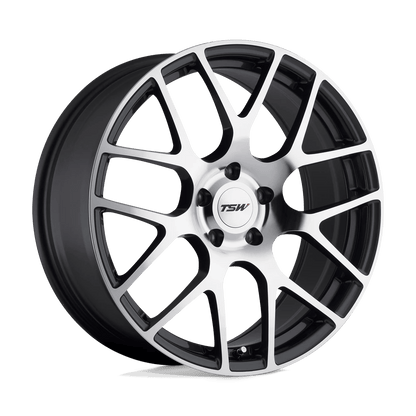 TSW NURBURGRING 21X9 25 5X120/5X4.72 GUNMETAL W/ MIRROR CUT FACE