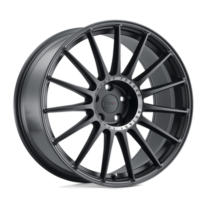 TSW PADDOCK 17X8 35 5X120/5X4.72 SEMI GLOSS BLACK W/ MACHINED TINTED RING
