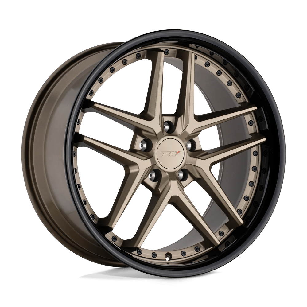 TSW PREMIO 20X8.5 35 5X120/5X4.72 MATTE BRONZE W/ GLOSS BLACK LIP