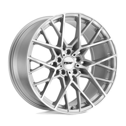 TSW SEBRING 20X10 40 5X112/5X112 SILVER W/ MIRROR CUT FACE