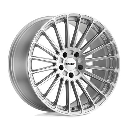 TSW TURBINA 18X8.5 35 5X120/5X4.72 TITANIUM SILVER W/ MIRROR CUT FACE