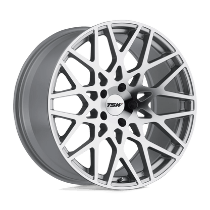 TSW VALE 19X8.5 40 5X120/5X4.72 SILVER W/ MIRROR CUT FACE