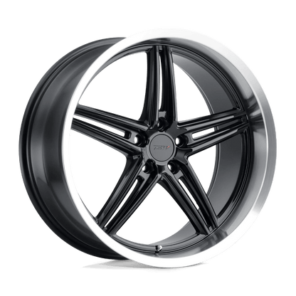 TSW VARIANTE 20X9 30 5X114.3/5X4.5 GLOSS BLACK W/ MACHINED LIP