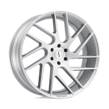 Status JUGGERNAUT 20X9 20 5X150/5X150 SILVER W/ BRUSHED MACHINED FACE