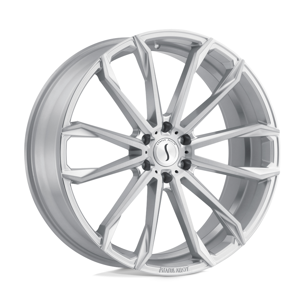 STATUS MASTADON 26X10 15 6X139.7 SILVER W/ BRUSHED MACHINED FACE