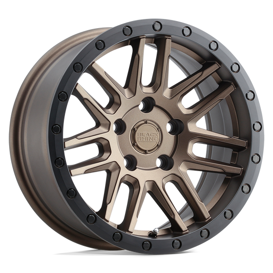 BLACK RHINO ARCHES 18X8 30 5X120/5X4.72 BRONZE W/ BLACK RING