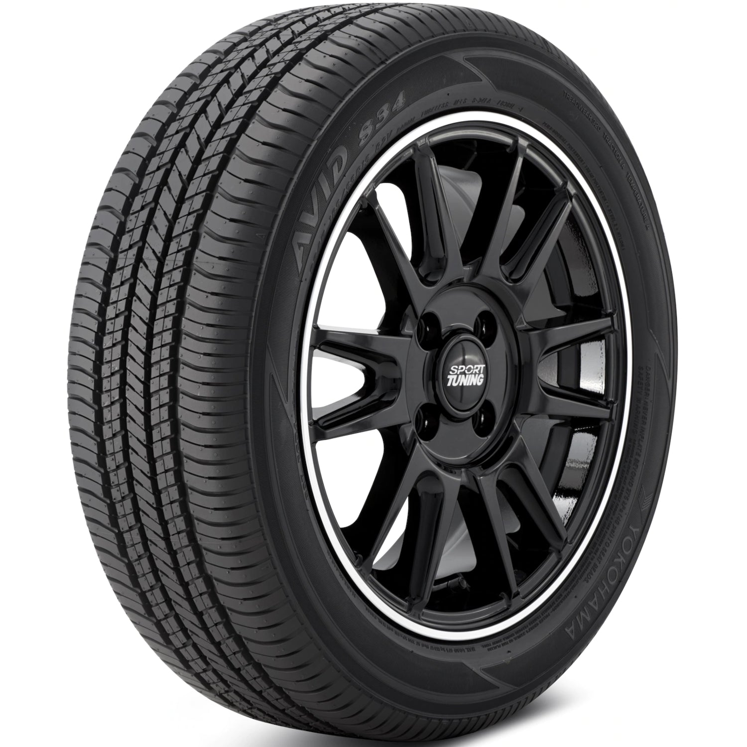 YOKOHAMA AVID S34F 205/60R16 (25.7X8.1R 16) Tires