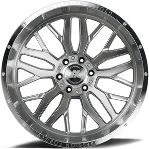 AXE Compression Forged Off-Road AX1.1 22x14 -76 8x165.1 (8x6.5) Silver Brush Milled