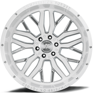 AXE Compression Forged Off-Road AX1.3 22x12 -44 6x135/6x139.7 (6x5.5) Gloss White Milled