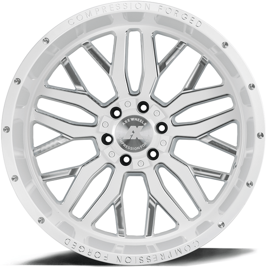 AXE Compression Forged Off-Road AX1.3 22x12 -44 8x170 Gloss White Milled