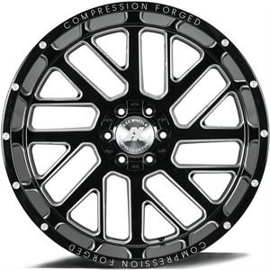 AXE Compression Forged Off-Road AX2.0 22x12 -44 8x165.1 (8x6.5) Gloss Black Milled