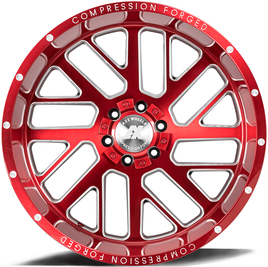AXE Compression Forged Off-Road AX2.2 22x12 -44 8x180 Candy Red ...