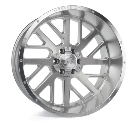 AXE Compression Forged Off-Road AX2.1 22x10 -19 6x135/6x139.7 (6x5.5) Silver Brush Milled