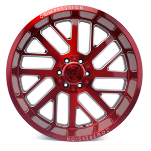 AXE Compression Forged Off-Road AX2.2 22x12 -44 8x165.1 (8x6.5) Candy Red