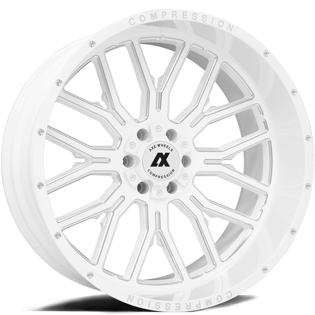 AXE AX6.3 24X12 -44 6X135/6X139 GLOSS WHITE MILLED
