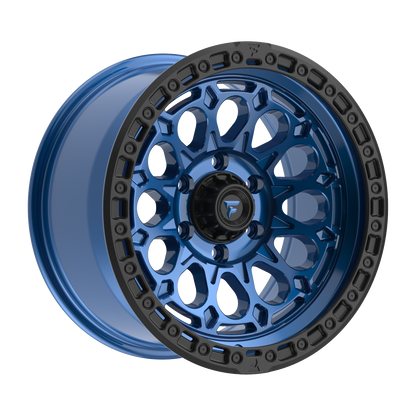 FITTIPALDI OFFROAD FT101BLB 17X9, PCD 6X135, ET -12, CB 87.1-GLOSS BLUE WITH SATIN BLACK RING