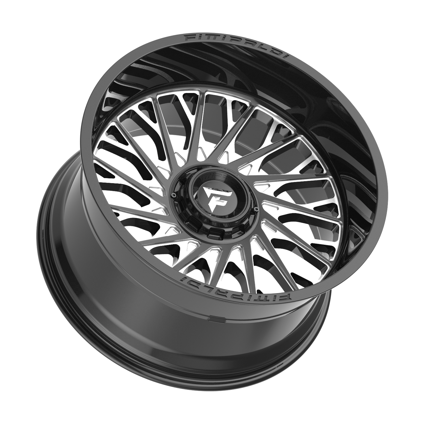 FITTIPALDI OFFROAD FA08BM 22X12, PCD 5X5.00/5X5.50, ET -44, CB 78.1-GLOSS BLACK MILLED