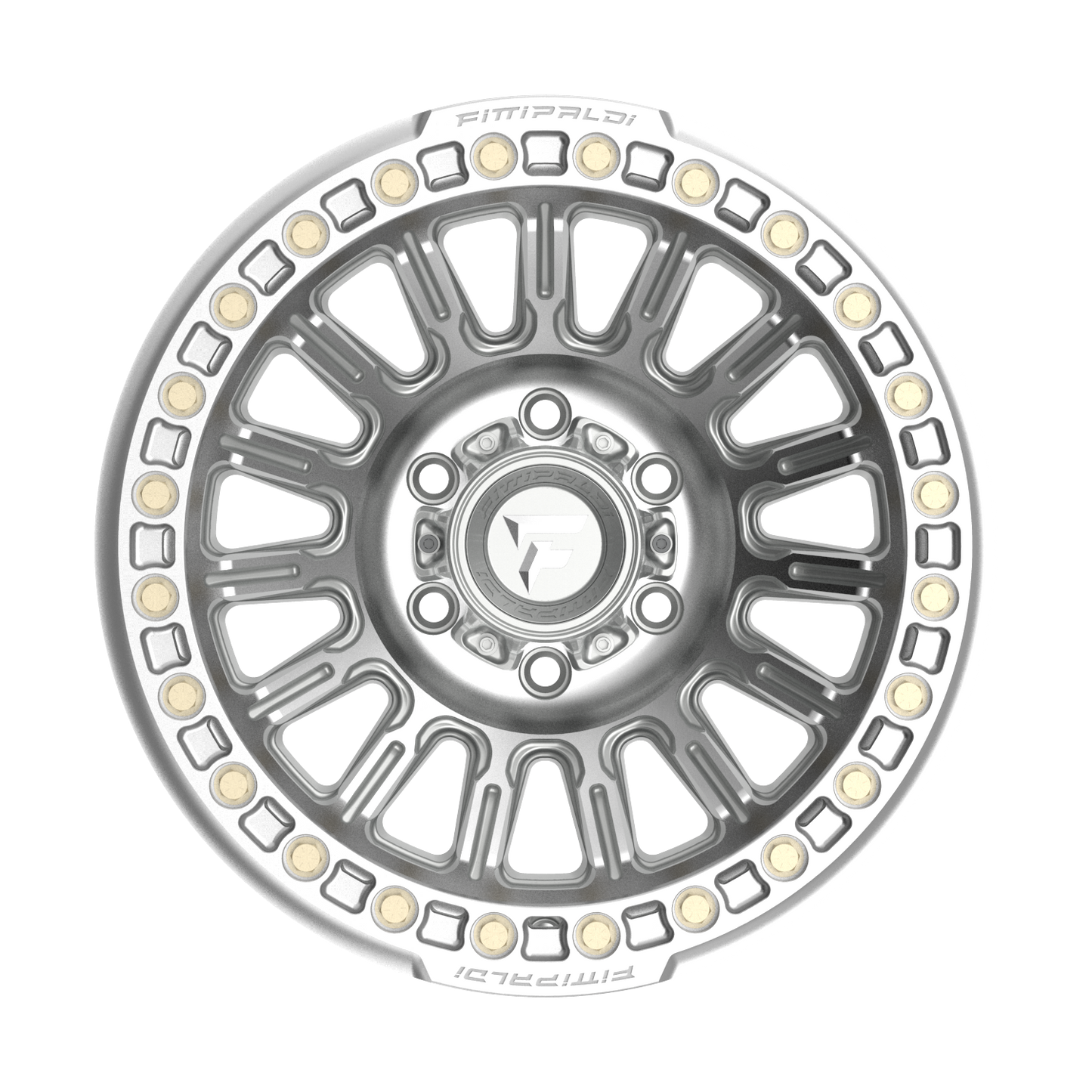 FITTIPALDI FB152M 17X9, PCD 6X5.50, ET -38, CB 106.2-MACHINED SILVER