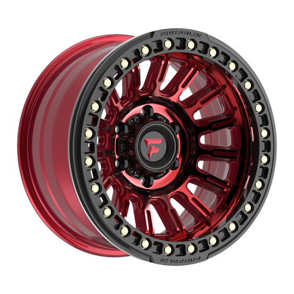 FITTIPALDI FB152R 17X9, PCD 6X5.50, ET -38, CB 106.2-METALLIC RED WITH RED TINT
