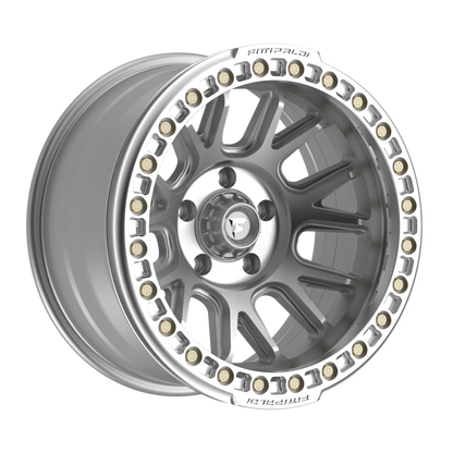 FITTIPALDI FB151M 17X9, PCD 5X5.00, ET -38, CB 71.5-MACHINED SILVER