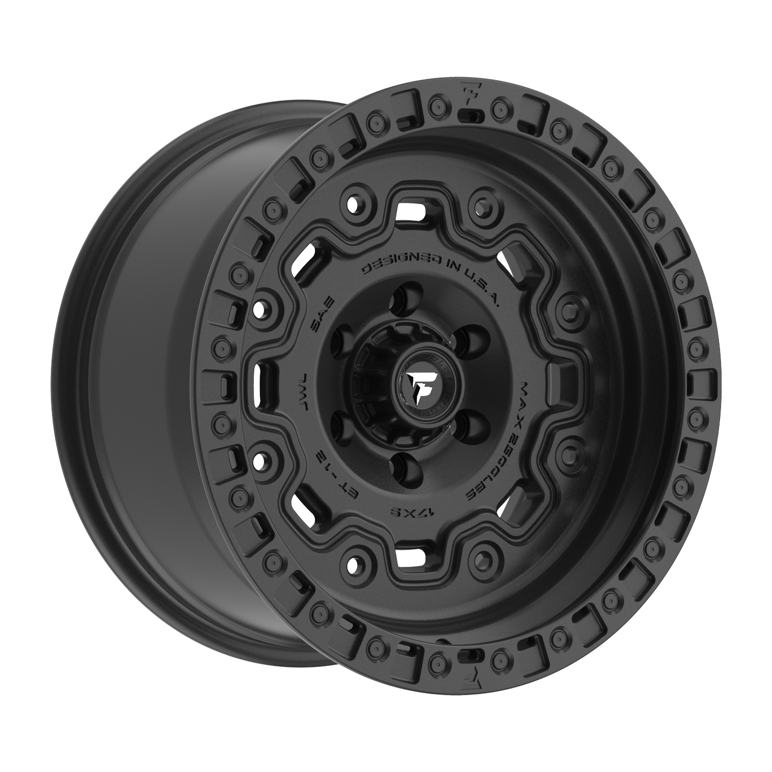 FITTIPALDI OFFROAD FT100SB 17X9, PCD 6X135, ET -12, CB 87.1-SATIN BLACK