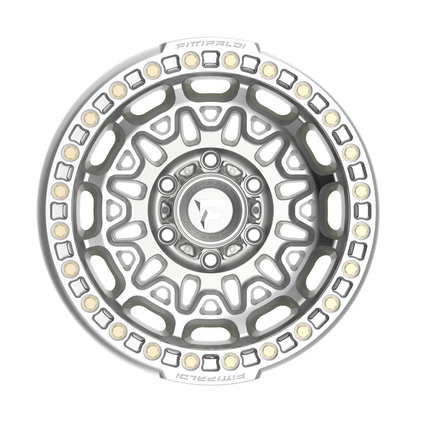 FITTIPALDI FB150M 17X9, PCD 6X5.50, ET -15, CB 106.2-MACHINED SILVER