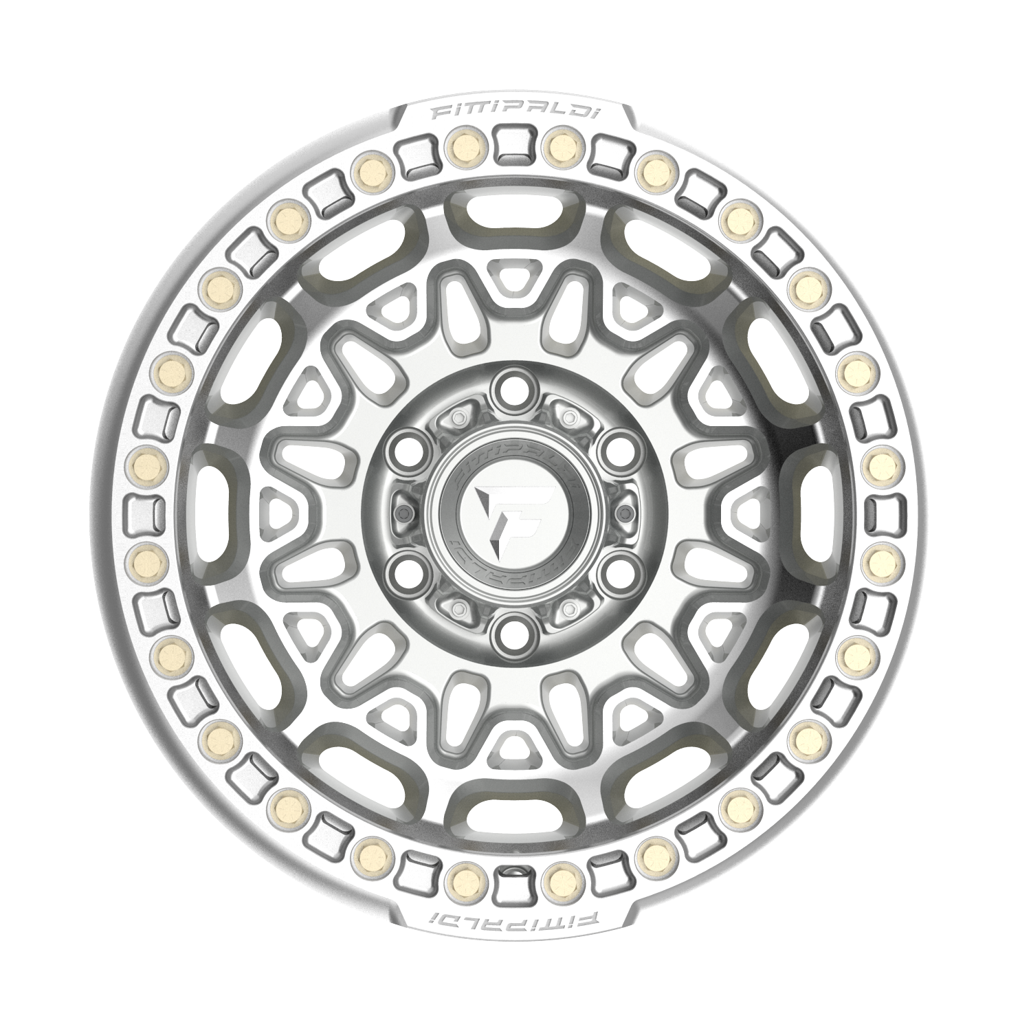 FITTIPALDI FB150M 17X9, PCD 6X5.50, ET -15, CB 106.2-MACHINED SILVER