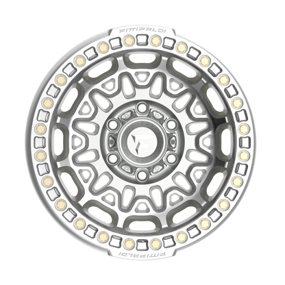 FITTIPALDI FB150M 17X9, PCD 6X5.50, ET -15, CB 106.2-MACHINED SILVER