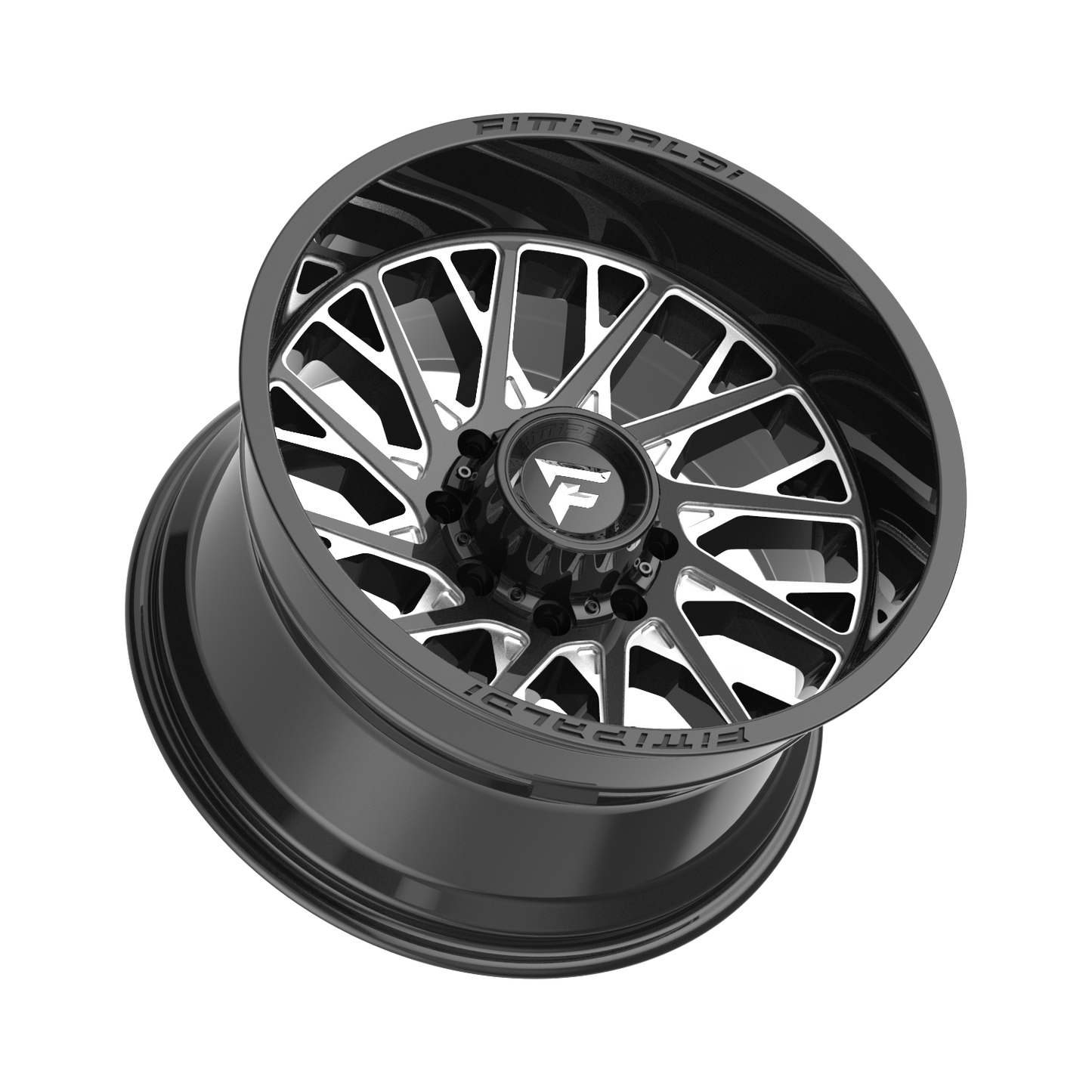 FITTIPALDI OFFROAD FA08BM 20X12, PCD 8X6.50, ET -44, CB 125.2-GLOSS BLACK MILLED