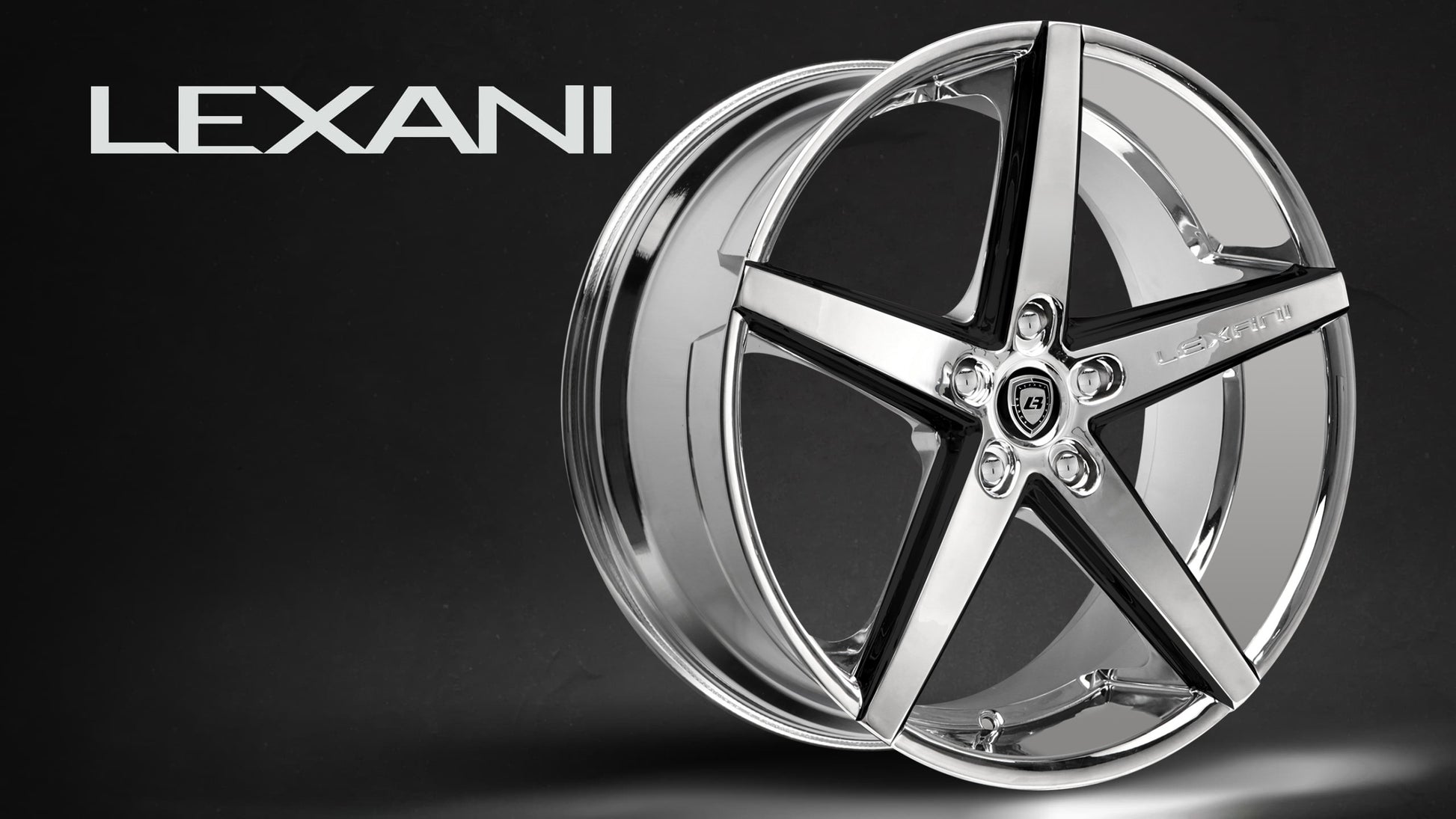 Lexani R-Four 20x8.5 +35 CUSTOM - CHROME AND BLACK FINISH