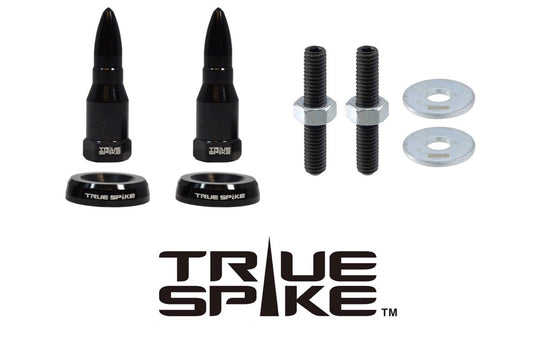 TRUE SPIKE License Plate Washer & Bullet Hardware Kit (4pc Set) LPH005/LPH006