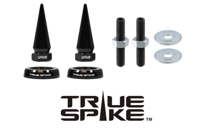 TRUE SPIKE License Plate Washer & Bullet Hardware Kit (4pc Set) LPH005/LPH006