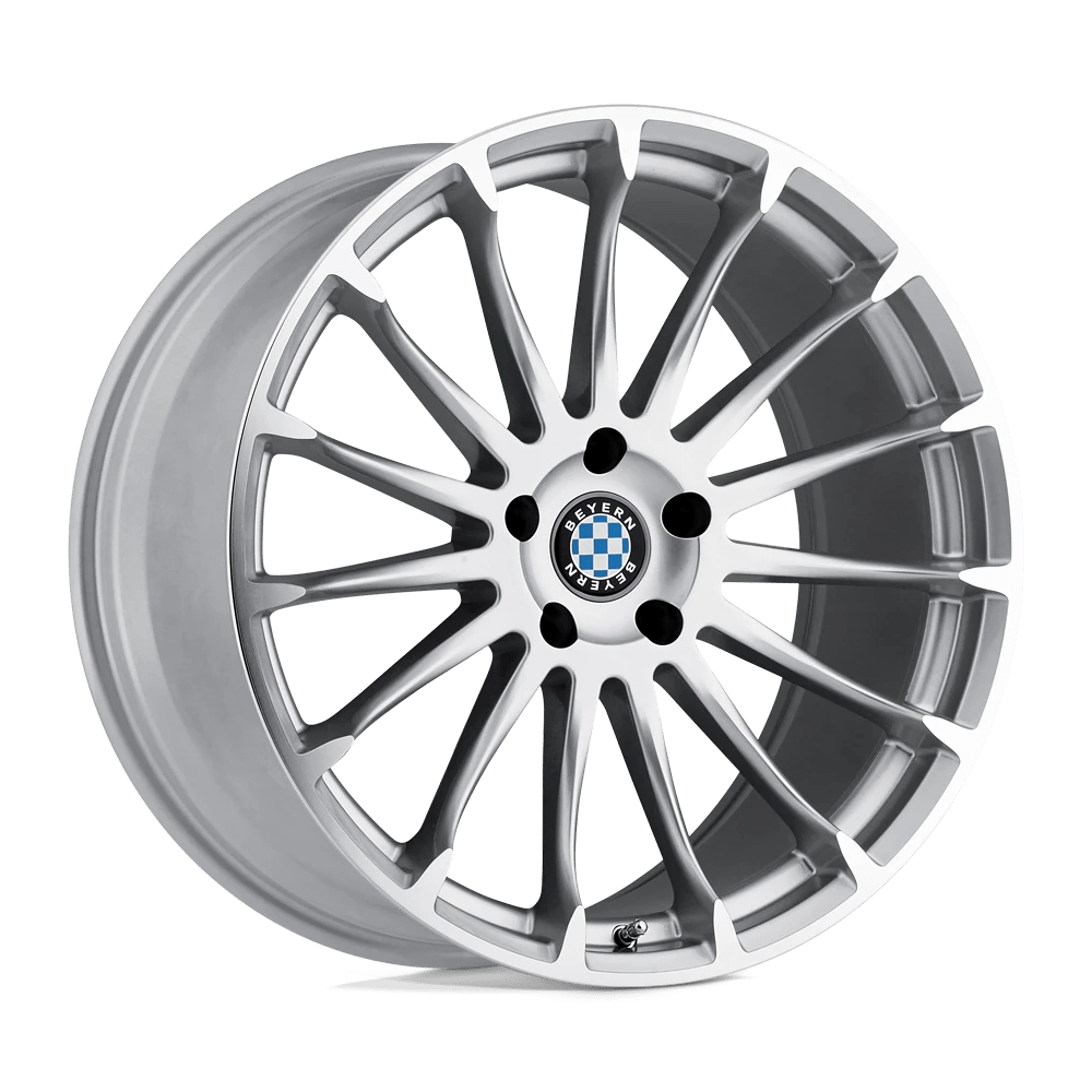 Beyern AVIATIC 19X8.5 15 5X120/5X4.72 SILVER W/ MIRROR CUT FACE