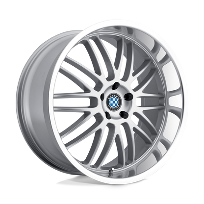 Beyern MESH 18X8.5 40 5X120/5X4.72 SILVER W/ MIRROR CUT LIP