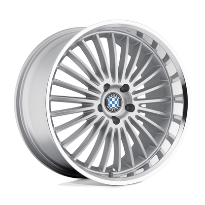 Beyern MULTI 17X8 40 5X120/5X4.72 SILVER W/ MIRROR CUT LIP
